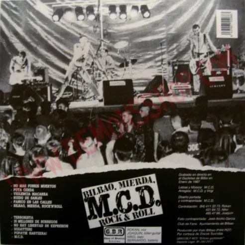Vinilo LP MCD - bilboko Gaztetxean