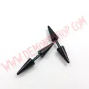 Pendientes Remache Cono Punk Negro