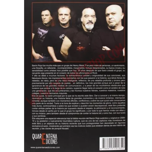 Libro Baron Rojo. La Leyenda Del Heavy Metal Español