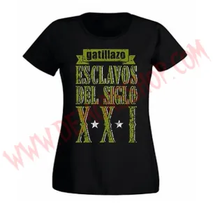 Camiseta Chica MC Gatillazo