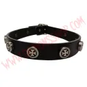 Collar de cuero iron cross