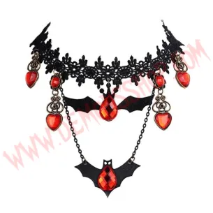 Colgante Vampire Rhine Red