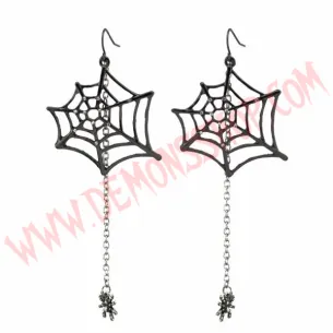 Pendientes Spider Drop