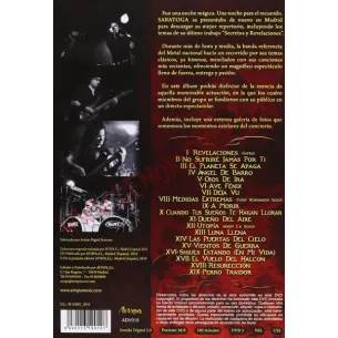 DVD Saratoga - Revelaciones De Una Noche 2