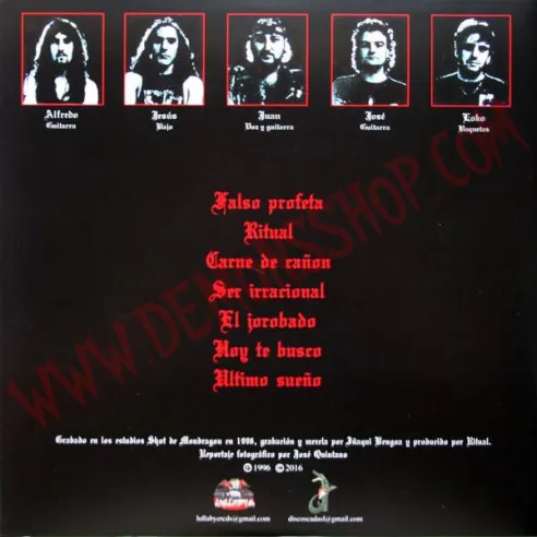 Vinilo LP Ritual ‎– Ritual