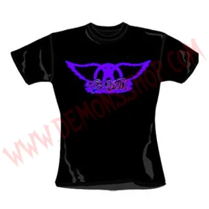 Camiseta Chica MC Aerosmith