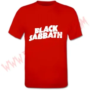 Camiseta MC Black Sabbath (Roja)