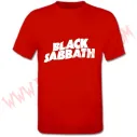 Camiseta MC Black Sabbath (Roja)