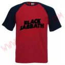 Camiseta MC Black Sabbath (Raglan Roja)