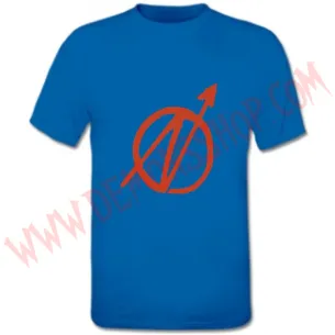 Camiseta MC Okupa (Azul)