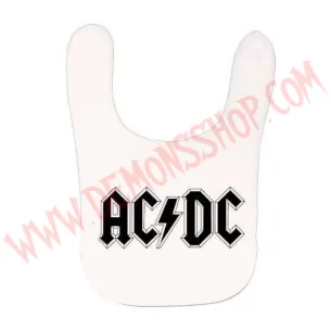 Babero ACDC (Blanco)