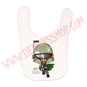 Babero Boba Fett (Blanco)