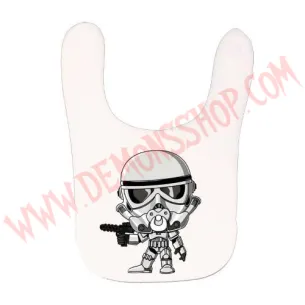 Babero Trooper (Blanco)