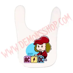 Babero ACDC (Blanco)