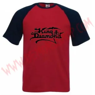 Camiseta MC King Diamond (Raglan Roja)