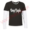 Camiseta ML Deep Purple (Negra Manga Blanca)