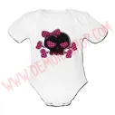 Body MC Calavera Rosa (Blanco)
