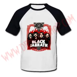 Camiseta Raglan MC Black Sabbath