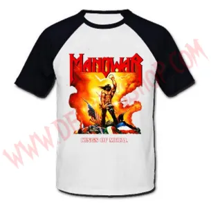 Camiseta Raglan MC Manowar