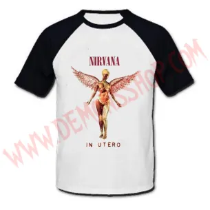 Camiseta Raglan MC Nirvana