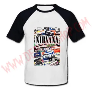 Camiseta Raglan MC Nirvana