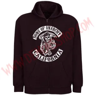 Sudadera Cremallera Sons of Anarchy California