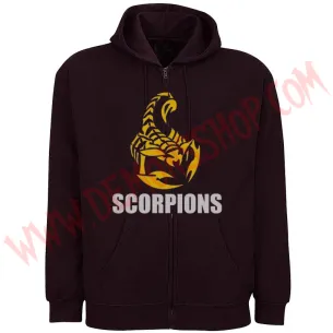 Sudadera Cremallera Scorpions