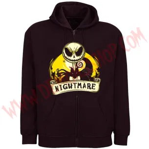Sudadera Cremallera Pesadilla antes de navidad
