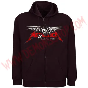 Sudadera Cremallera Metallica