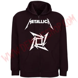 Sudadera Cremallera Metallica