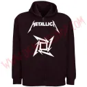 Sudadera Cremallera Metallica