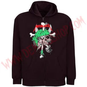 Sudadera Cremallera Metallica