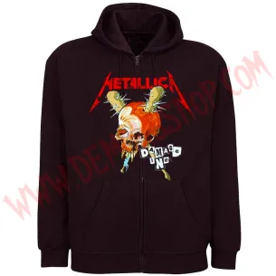 Sudadera Cremallera Metallica