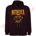Sudadera Cremallera Metallica