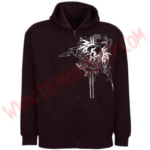 Sudadera Cremallera Metallica