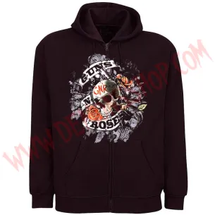 Sudadera Cremallera Guns N Roses
