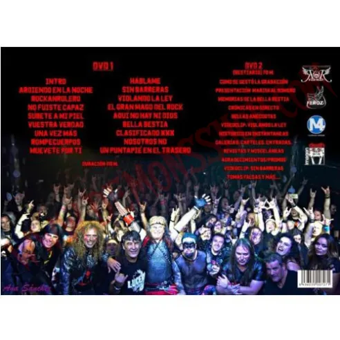 DVD Bella Bestia - 30 aniversario lista para matar