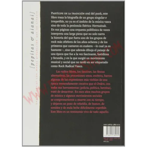 Libro Hertzainak (Gritos A Ritmo Fuerte)