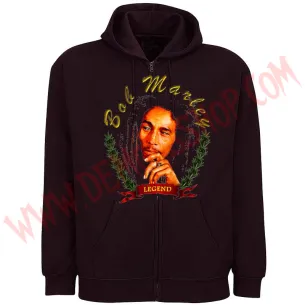 Sudadera Cremallera Bob Marley