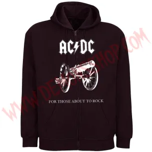 Sudadera Cremallera ACDC