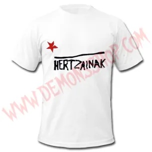 Camiseta MC Hertzainak (Blanca)