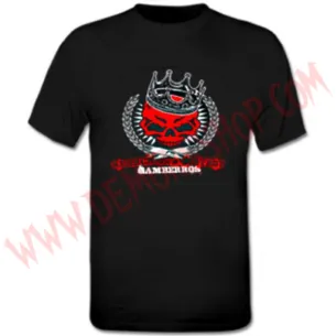 Camiseta MC Gamberros Calavera Roja