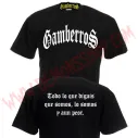 Camiseta MC Gamberros Clasica (Negra)