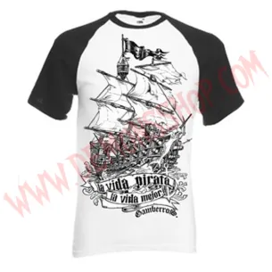 Camiseta MC Gamberros La vida pirata, la vida mejor