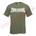 Camiseta MC Gamberros Puro veneno (verde)