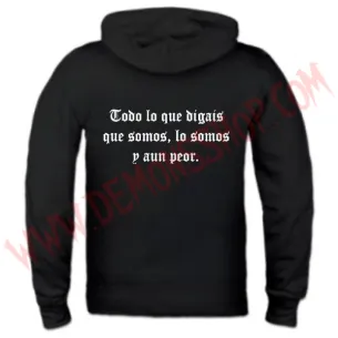 Sudadera Gamberros Clásica (negra) 2