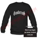 Sudadera Gamberros Clásica Sin Capucha (negra)