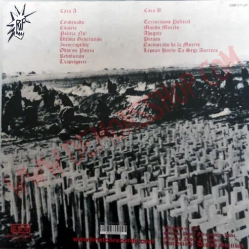 Vinilo LP RIP - No te Muevas