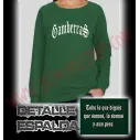 Sudadera Sin Capucha Chica Gamberras Clasica (Verde)