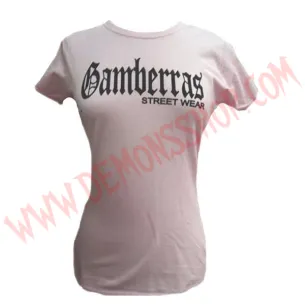 Camiseta MC Chica Gamberras Street Wear (Rosa)